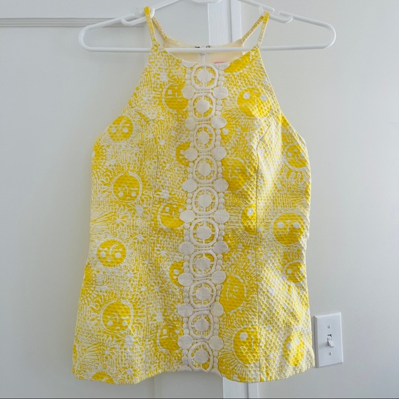 Lily Pulitzer Annabelle Halter Top - Picture 2 of 5